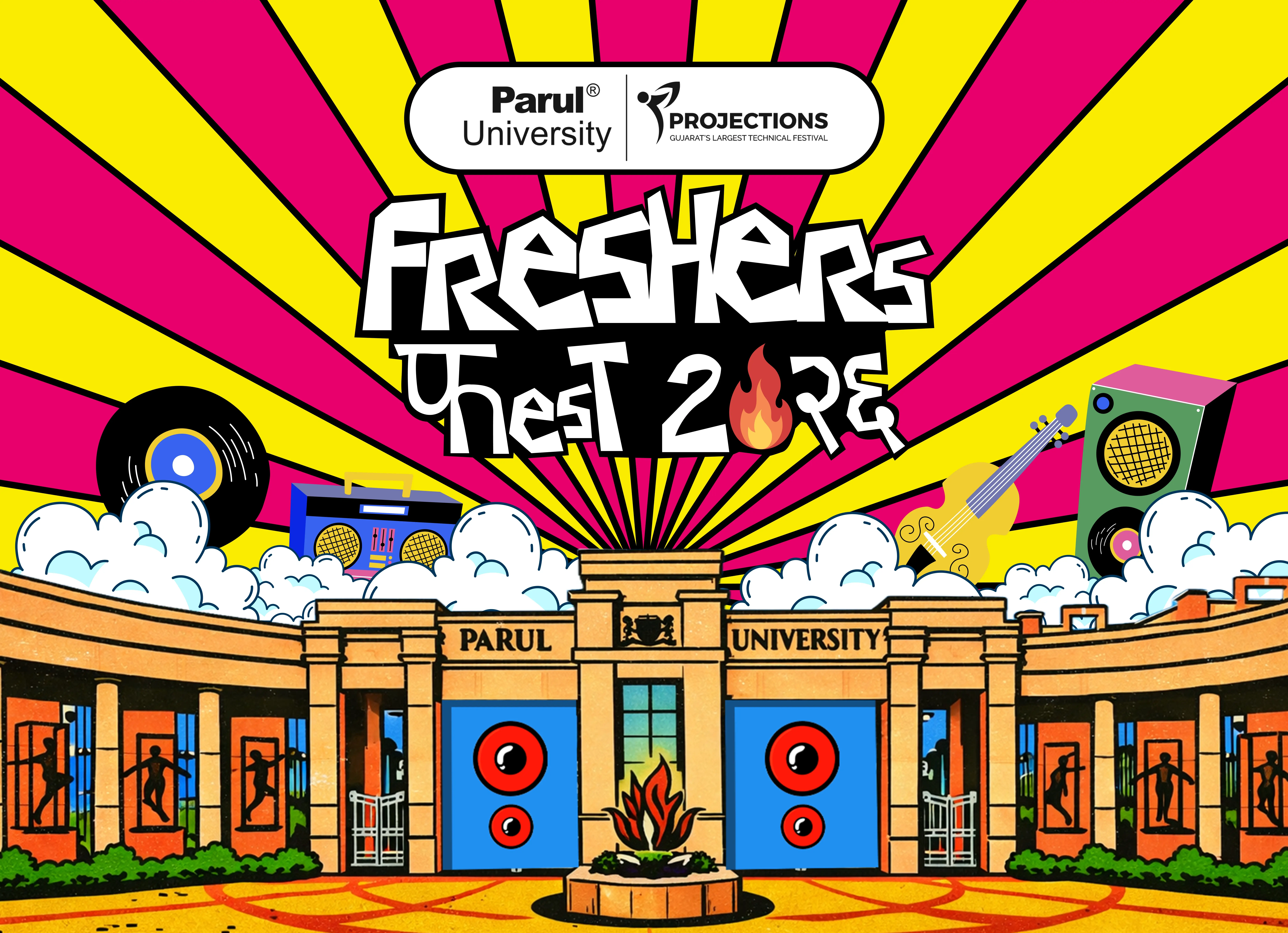 Freshers Fest 2025 - Parul University
